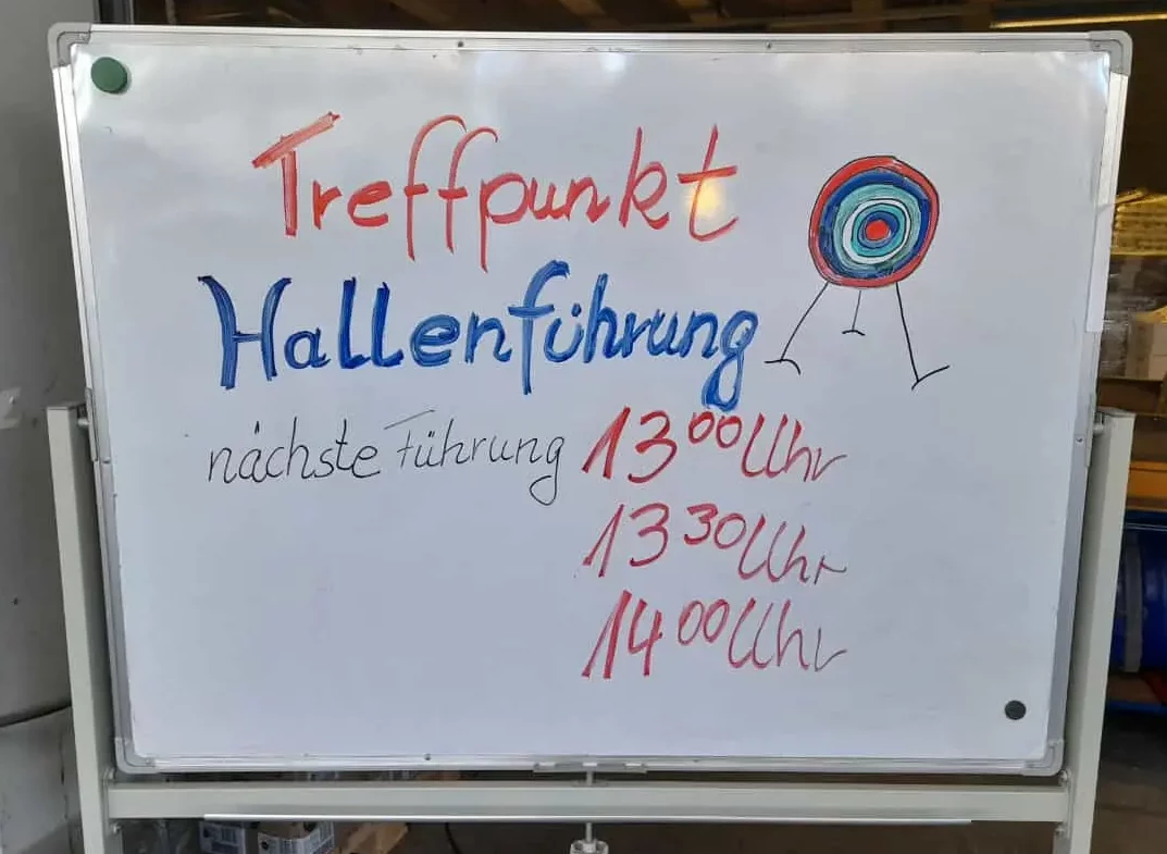 Tafel mit Aufschritft