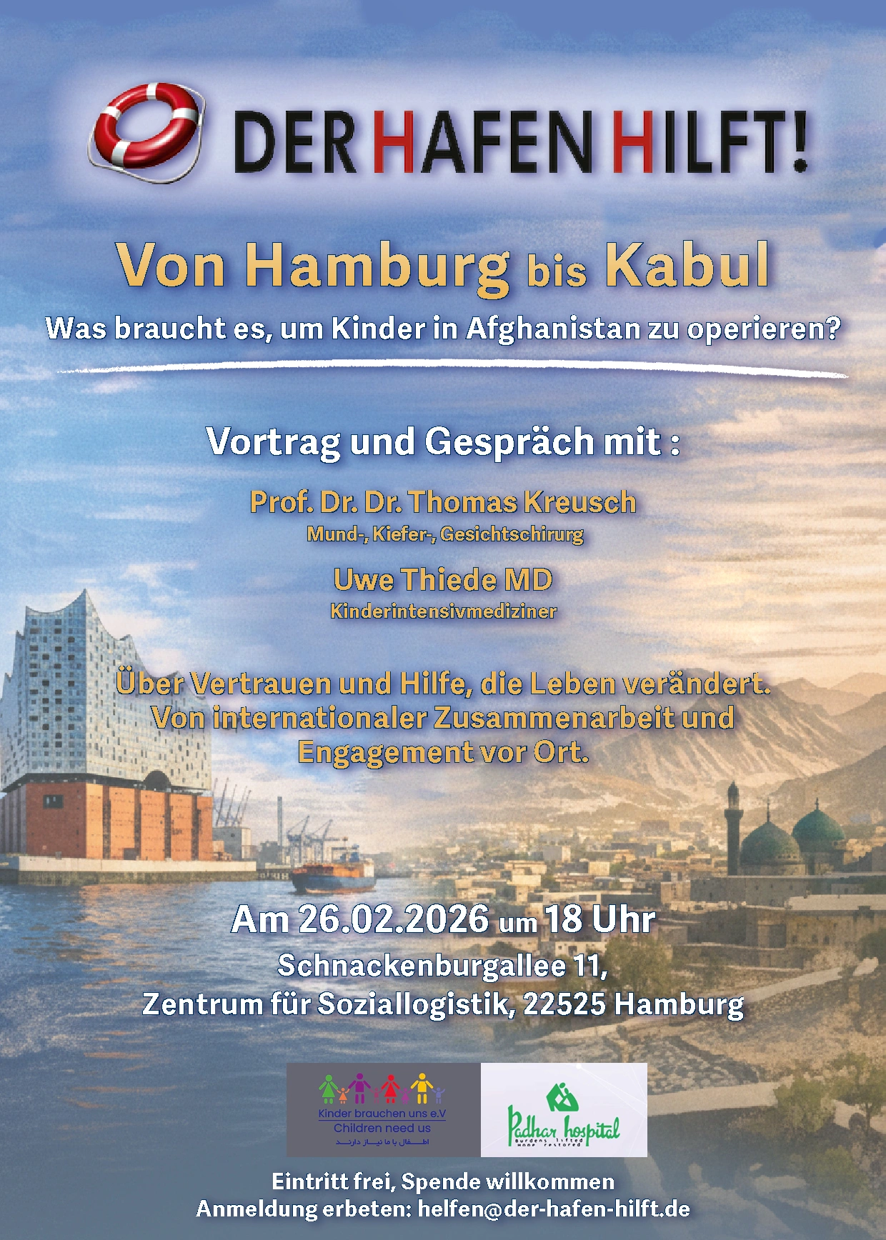 Einladung von Hamburg bis Kabul Einladung von Hamburg bis Kabul