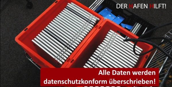 Alle Daten werden datenschutzkonform überschrieben!